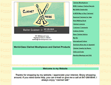 Tablet Screenshot of clarinetxpress.com